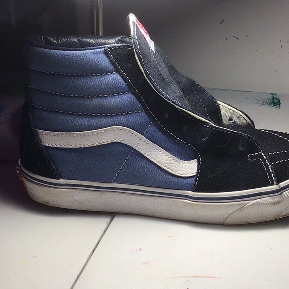 High top blue vans - Picture 3 of 4